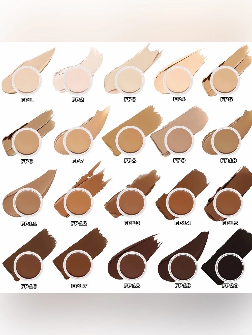 Made by Mitchell FP6 Flesh Pot Soft Matte Concealer- medium w cool undertones